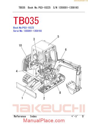 takeuchi tb035 partsmanual sec wat page 1