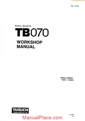takeuchi tb070 servicemanual sec wat page 1