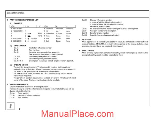 terex 820 860 880 970 980 loaders backhoes spare parts manual page 3