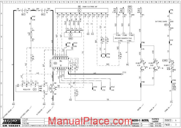 terex ac55 1 ac55l electric schematic page 3