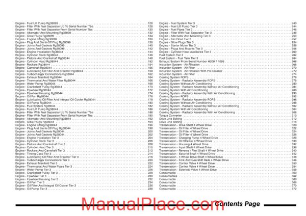 terex backhoe loader 860sx spare parts catalogue page 4