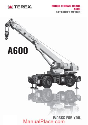 terex bendini a 600 part catalogue page 1