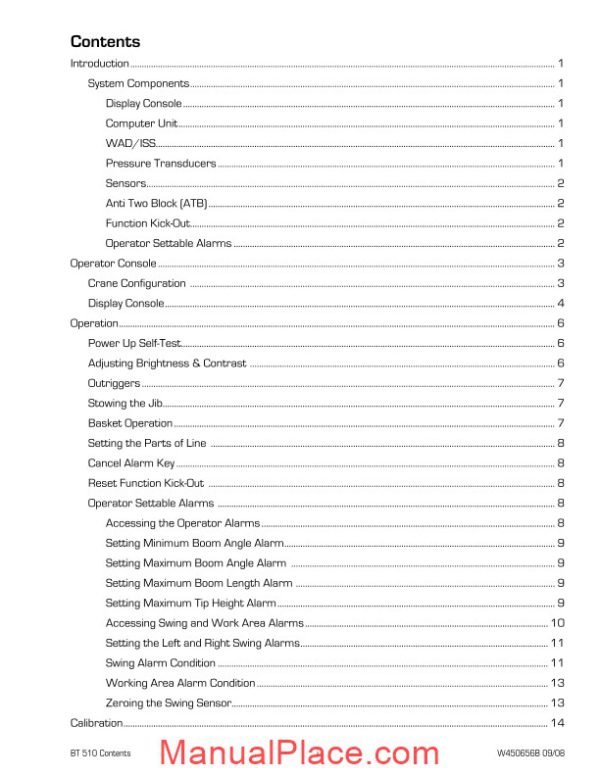 terex bt 510 operators page 3