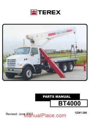 terex bt4000 parts page 1