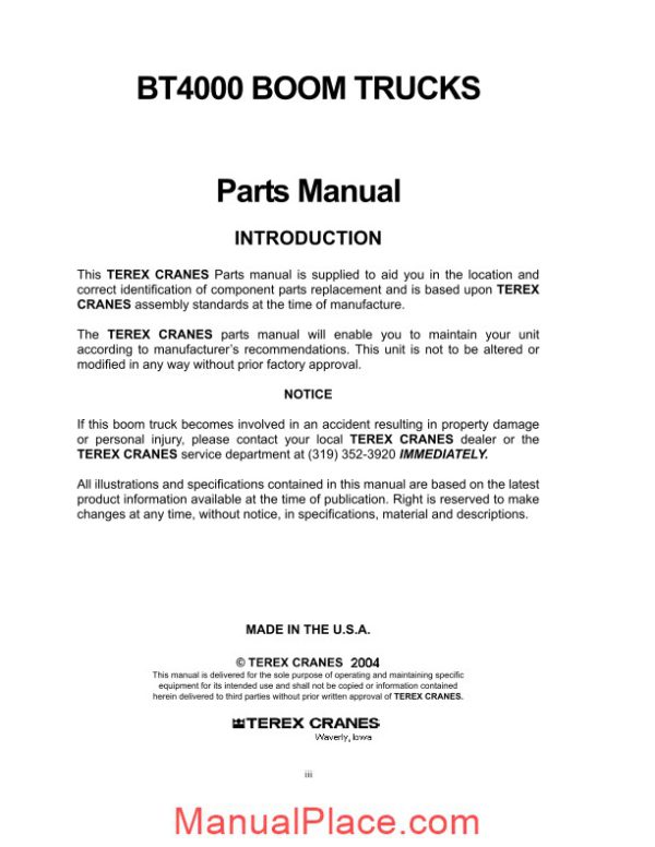 terex bt4000 parts page 2