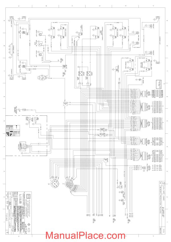 terex crane rt230 1 electrical and hydraulic schematic page 2