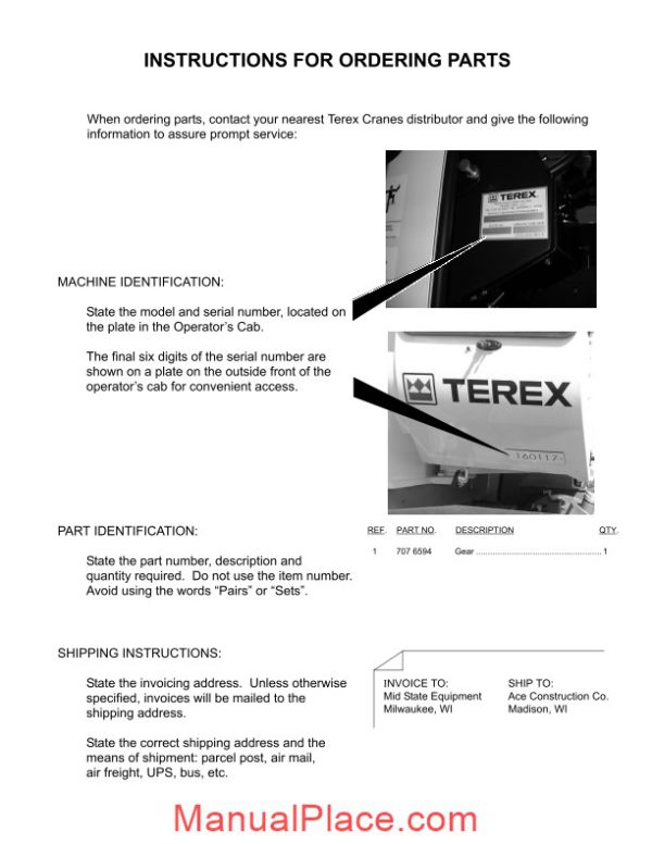 terex cranes rt300 1 rt345xl parts manual page 2