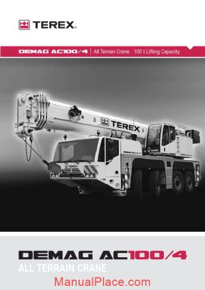 terex demag ac 100 4 part catalogue page 1