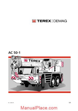 terex demag ac 50 1 operation and maintenance manual page 1