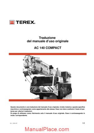 terex demag ac120 1 instruction manual italian page 1