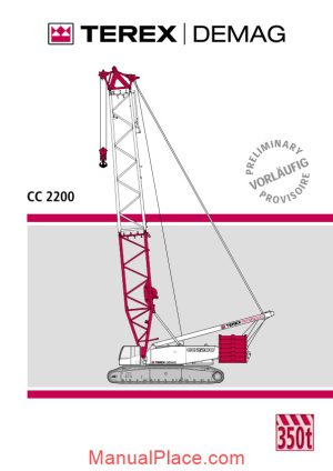 terex demag cc2200 350t catalogue page 1