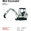 terex mini excavator tc29 parts manuals page 1