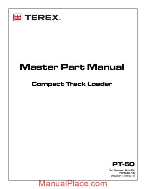 terex parts compact track loaders pt 50 page 1