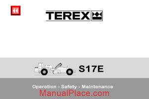 terex s17e operation safety maintenance page 1