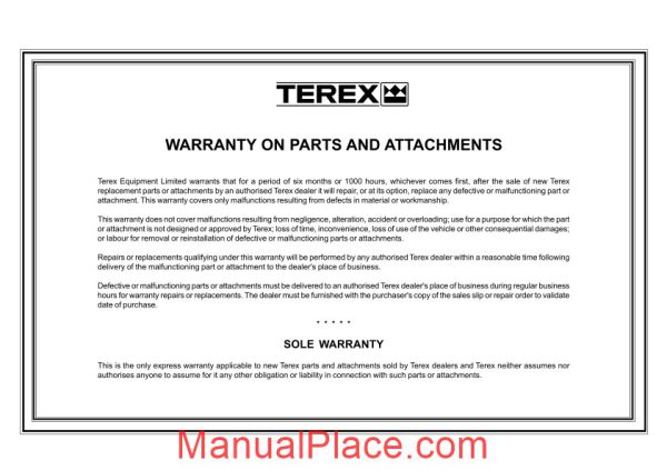 terex ta 30 parts book page 3