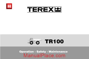 terex tr100 operation safety maintenance page 1