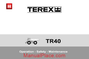 terex tr40 operation safety maintenance page 1