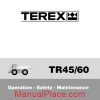 terex tr45 tr60 operation safety maintenance page 1