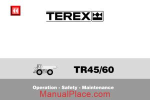 terex tr45 tr60 operation safety maintenance page 1