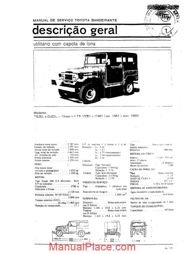 toyota 1962 1968 fj40 portugu servico page 4