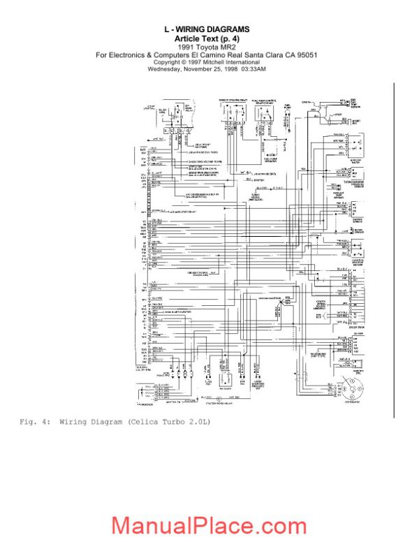 toyota 1991 l wiring diagrams page 4