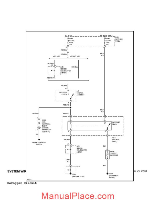 toyota 1991 mr2 wiring diagrams page 3
