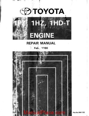 toyota 1hd 1hz 1pz t engine page 1