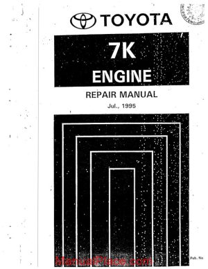 toyota 7k engine repair manual 18t16633 page 1