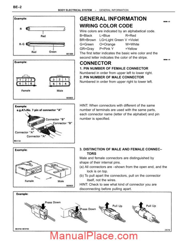 toyota camry es300 mk3 electrical system and schematics diagram page 2