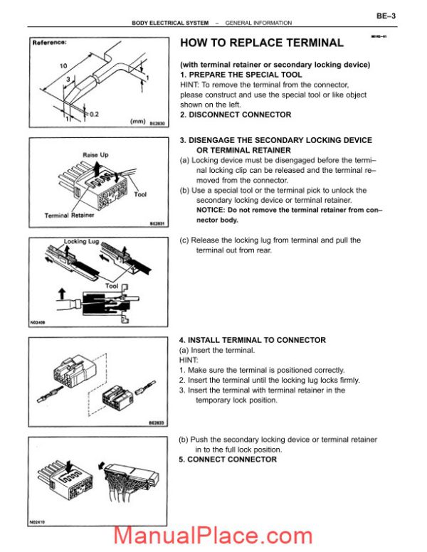 toyota camry es300 mk3 electrical system and schematics diagram page 3