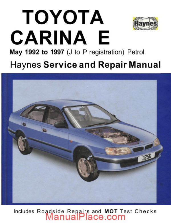 toyota carina e 1992 1997 haynes service and repair page 1