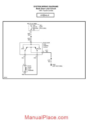 toyota corolla 1991 wiring diagram page 1