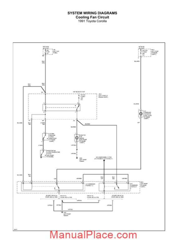 toyota corolla 1991 wiring diagram page 4