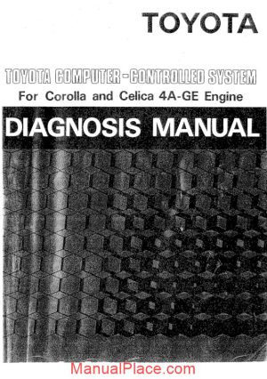 toyota diagnostic manual in english page 1