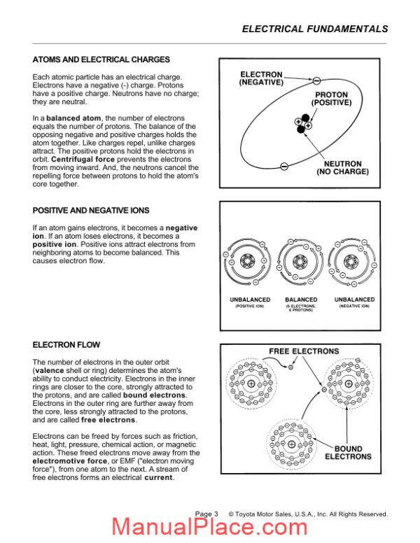 toyota electrical and engine control systems manual 18t16651 page 3