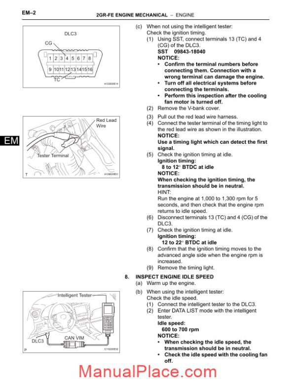 toyota engine 2gr fe repair manual page 2