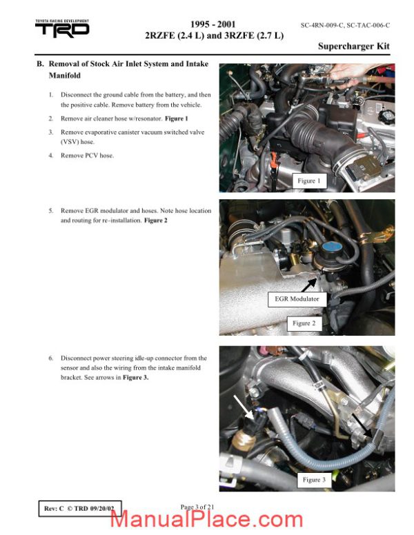 toyota engine 2rz 3rz sc repair manual page 3