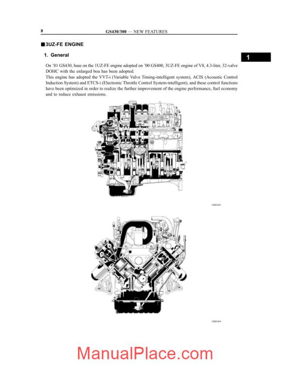 toyota engine 3uzfe mechanical page 1