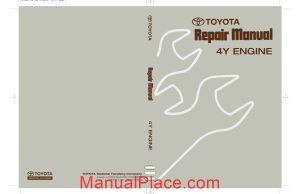 toyota engine 4y repair manual page 1
