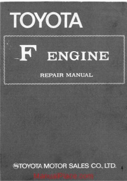 toyota f engine repair manual page 1