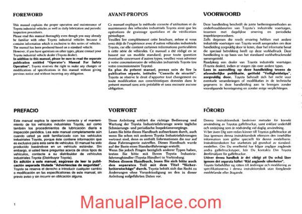 toyota forklift fbe10 12 15 operator manual page 2