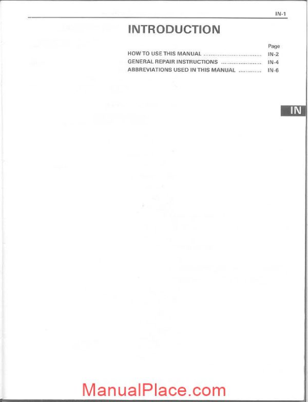 toyota g series transmission repair manual page 4