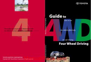 toyota guide to 4wd page 1