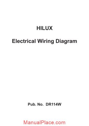 toyota hilux training manual page 1