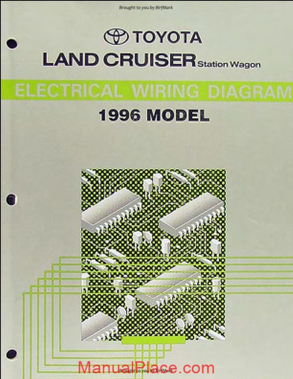 toyota land cruiser 1996 electrical system page 1