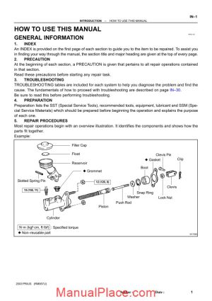 toyota prius hybrid repair 2003 page 1