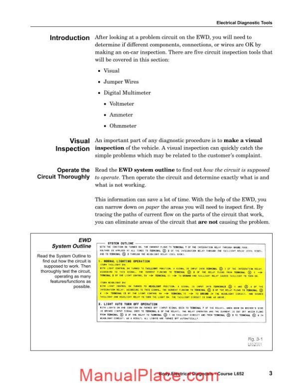 toyota series electrical 623 training course elec013 electrical diagnostic tools page 3