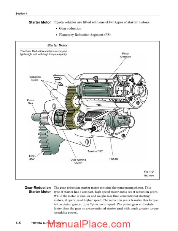 toyota series electrical 623 training course elec04 the starting system page 4