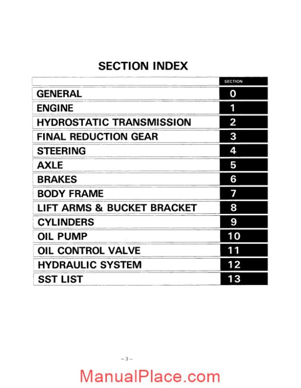 toyota skid steer sdk6 8 repair manual page 3