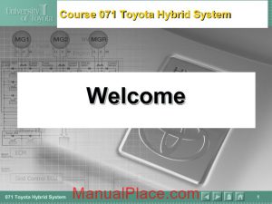 toyota training hybrid system presentation page 1